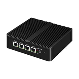 Fanless Mini PC OPNsense Router Intel Celeron N2940 Quad Cores 4 LAN Ports Gigabit Ethernet Firewall Appliance Pfsense