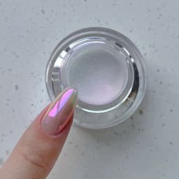 1jar Chrome Bright Mirror Nail Powder Hight Glossy Plating Aurora Moonlight Nail Art Pigment Nail Rubbing Dust Decora 0.3g-0.5g