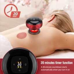 Smart Wireless Electric Vacuum Cupping Device Body Scraping Massager Timer Suction Cup Device Body Slimming Beauty Health