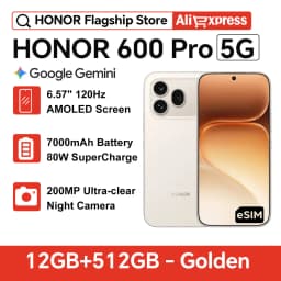 Global Version HONOR 600 Pro 6.57'' AMOLED Snapdragon 8 Elite 200MP OIS Camera 120X Zoom 7000mAh 80W Wired 50W Wireless Charging