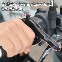 1pc Easy Grip Motorcycle cruise Control Throttle clamp - Suitable non-slip Abs handlebar grip enhances riding safety and comfort
