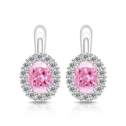 Exquisite Ice Flower-Cut Pigeon Egg 925 Sterling Silver Earrings with High-Carat Diamond Egg-Shaped Earrings for Ladies' Jewelry
