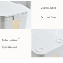 Cable Storage Box Desktop Power Strip Storage Box Dustproof Socket Storage Box Home Wire Case Wire Management Cable Organizer