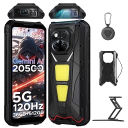 DOOGEE V Max Play Phone with projector, battery 20500mAh, double camping lamp, 36 GB of RAM (16 + 20), 512