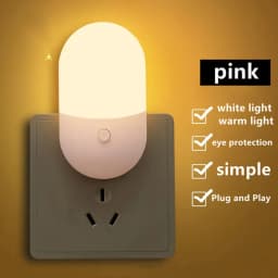 Bedside Lamp Night light EU US Plug LED Night Light AC 85V-265V Bedroom Lamp Gift For Children Cute Night Lamp For Corridor WC