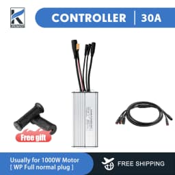 36V/48V 15-30A Waterproof KT Controller for Electric Bike with Light Function for Kunteng Ebike Accessories with Tf01u Display