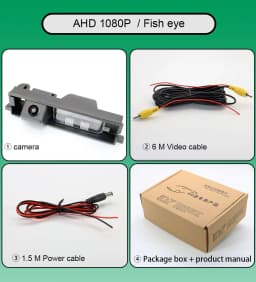 Vehicle Rear View Camera For Toyota Aygo AB40 For Citroen C1/Peugeot 108 2014-Present Car AHD 1080P FishEye HD Night Vision