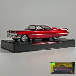 1:32 Cadillac Eldorado Biarritz Classic Retro Car Alloy Metal Diecast Model Car With Sound And Light Pull Back Collection Hobby