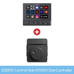 Ulanzi D200X All-in-One Creative Deck Desktop Control Hub for Video Photo Post-Processing Smart Lighting Studio Livestreaming