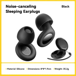 Essager Silicone Ear Plugs Sleep Noise Reusable Earplug with Storage Case Soft Anti Noise Earplug for Sleep Concerts Travel Work