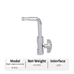 Meking Light Stand Adapter C Stand Camera Mount Light Stand Tripod Screw 1/4 "3/8" and 5/8" Fixing Nut Photo Studio Accessories