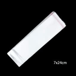 100pcs mix size Opp Self-Stick Hanging Transparent Packaging Bracelets Earrings Necklaces Gift Bags for Jewelry Box Package