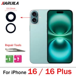 Good Back Rear Camera Glass Lens For iPhone 11 12 13 14 15 16 17 Pro Max Plus Mini Air With Adhesive