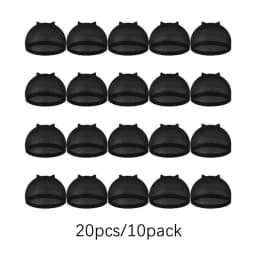 16pcs/8Pack Unisex Elastic Hair Net Set Comfortable Breathable Polyamide Nylon Hair Caps for All Hair Types And Lengths