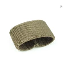 Elastic Nylon Belts Loop Waistband Elasticity Ring Fixed Buckle Trouser Belt Loops Keeper Webbing Rubber Band Tail Clip