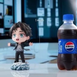 Chibi Eren Yeager Attack On Titan Anime Figure Gk Model High Quality Desktop Ornament Trendy Toy Gift For Adult Anime Collector