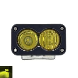 Car Spotlight 3 Inch White Yellow LED Pod Driving Work Light for Pickup Motorcycle Truck Offroad Roof Luggage Rack Lamp