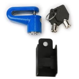 Universal Disc Brake Lock Bike Anti -Theft Disc Lock Mountain Road MTB Cycling Rotor Disc Brake Wheel Lock with Reminder Cable