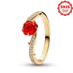 2026 Hot Selling 925 Silver Multi-Color Sun and Moon Heart-Shaped Ring for Women's Party Exquisite Jewelry Gift