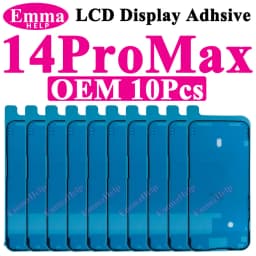 10pcs Waterproof Seal Sticker Back Cover Side For iPhone 16 Plus 15 Pro Max 14 17E Front LCD Display Adhesive Glue