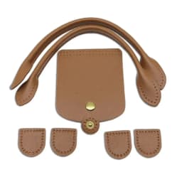 1/3pcs PU Leather Shoulder Bag Bottom Strap Handbag Shoulder Strap Woven Bag Set For DIY Handmade Bag Backpack Accessories