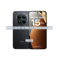 Xiaomi Celular Redmi Note 15 Pro 4G,Versão Global 256GB E 8GB RAM, MediaTek Helio G200-Ultra, Câmera 200MP