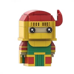 Bricklink MOC Game Fantasyed Action Figures Zack Fair Tifa Aerith Cloud Mog Bricks Sets Building Blocks Kid Toys Christmas Gift