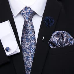 Great Quality Pink Floral Bow Tie Pocket Squares Cufflink Brooch Clip Pin Set Man Necktie Suit Accessories Birthday Gift