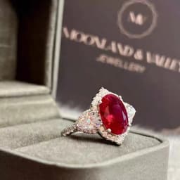 Classic and gorgeous ruby Female Ring Beautiful light luxury art high-end wedding rings for women banquet silver 925 jewelry