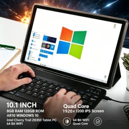 10.1 INCH T10 WINDOWS 10 Intel Cherry Trail Z8350 Tablet PC 8GB RAM 128GB ROM AR10 64 Bit WIFI Quad Core 1920 X 1200 IPS Screen