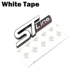 New Metal Red Blue ST line Sticker Car Head Emblem Badge Chrome Sticker for FORD FIESTA FOCUS MONDEO Auto Car Styling