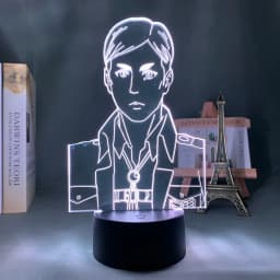 Anime Light Attack on Titan 4 Eren Yeager Figure for Bedroom Decor Night Light Kids Birthday Gift Shingeki No Kyojin 3d Lamp AOT