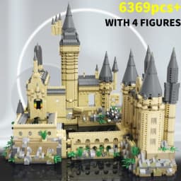 2025 DIY Creative Medieval Magic Movie Castle School Micro Bricks Architecture Palace Model Birthday Christmas Halloween gifts