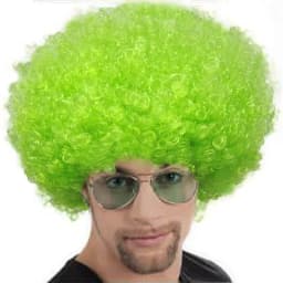 Clown Wig Afro Puff Wigs 80s Cosplay Anime Party Christmas Halloween Fancy Funny Wigs