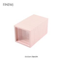 Lot of 10pcs 3D Floating Frame Display Stand Gift Ornament Organizer PE Film Anti-Oxidation Medallions Coin Jewelry Storage Box