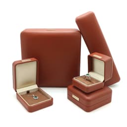 High Quality PU Leather Jewelry Gift Box Luxury Organizer for Rings Earrings Necklaces Pendants Bracelets