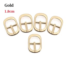 5Pcs Metal Leather Bag Buckles Shoe Shoulder Strap Belt Buckle Adjust Roller Pin Buckle Snap DIY Handbag Repair Accessories