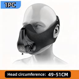 Sports Training Mask Adjustable 48 Breathing Air Resistance for Exercise Running Fitness Exercise Physical Endurance