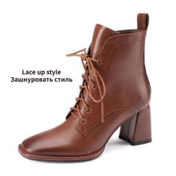 Women Ankle Boots Luxury Genuine Leather High Heels Zipper Black Chelsea Short Boot 2026 Elegant Female Booties Designer Shoe 42
