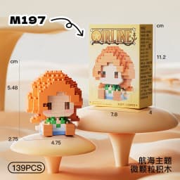 Anime Building Block One Luffy Nami Usopp Assembly Piece 3D Model Robin Franky Jinbe Sanji Mini Bricks Figure Toys For Gift
