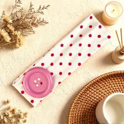 Dopamine Large Button Wave Dot Elasticity Headband Fashion INS Style Elastic Headband Sports Fitness Sweat-absorbent Hairband