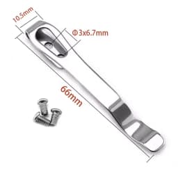 Multi Design Back Clip for DIY Folding Pocket Knife Accessories DIY Back Clip Custom Folding Knife Tool Back Clip Holder-1piece