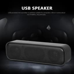 Soundbar Speaker Portable USB Wired Computer TV PC Laptop Desktop Subwoofer Sound Box Music Caixa De Som Bocina Coluna Acoustics
