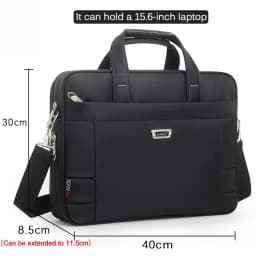 Large Capacity Briefcase Bag Men Business 17 15.6 14 inch Laptop Bag Shoulder  Canvas Handbags Messenger Work Tote Bag