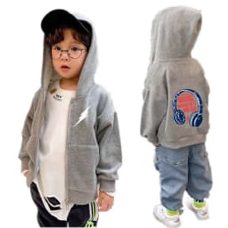 Dabbing Astronaut Jacket Boys Cotton Zipper Hooded Thin Coat Sports Spring Autumn Casual Cardigan Outerwear