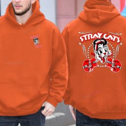 2025 New Hoodies Stray Cat Brian Setzer Lee Rocker Slim Jim Phantom Men Retro Aesthetic Hoodie Funny Tops Men's Clothing
