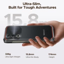DOOGEE Blade10 Power Rugged Phone Gemini AI 6.6" Display 10300mAh Battery 48GB RAM(8+40) 128GB ROM Android 16 SmartPhone