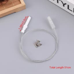 1Pc Gas Cooktop Stove Spare Igniter Electrode Spark Plug With Wire Ignition Ceramic Pin Ceramic Height 35mm 40mm For Gas Cooker