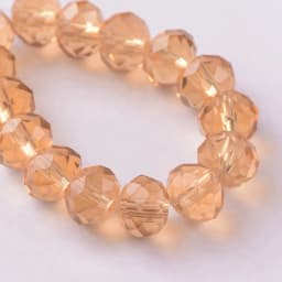 Solid Color 3x2mm 4x3mm 6x4mm 8x6mm 10x7mm 12x8mm Rondelle Faceted Czech Crystal Glass Loose Spacer Beads for Jewelry Making DIY