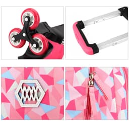 Children School Rolling Backpacks Trolley Bags with Wheels Waterproof School Bag For Teenage Girls Kids Travel Wheeled Bag